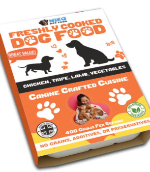 Chicken, Lamb, Tripe, Lamb Hearts, Vegetables & Vitamins 3 x 400g