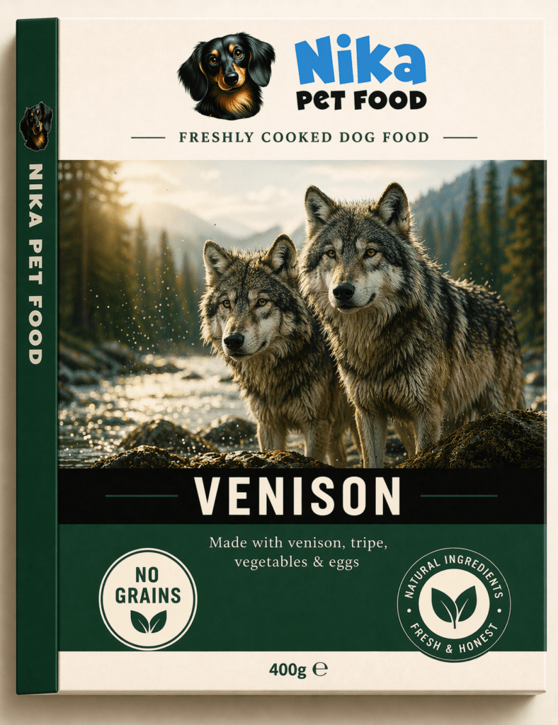 Premium venison dog food | Nika Pet Food
